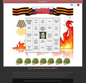 Play Russia Apologist Bingo