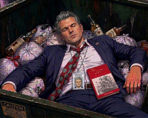 Hegseth drunk on misogyny, racism and incompetence
