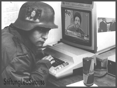 'Manning this machine gun nest, fighting the hordes off with my keyboard'