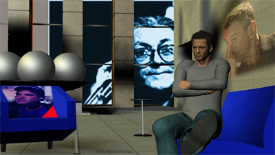 'Vorticism, James, was meant to make tangible  the vital, violent, rather mystical action!'